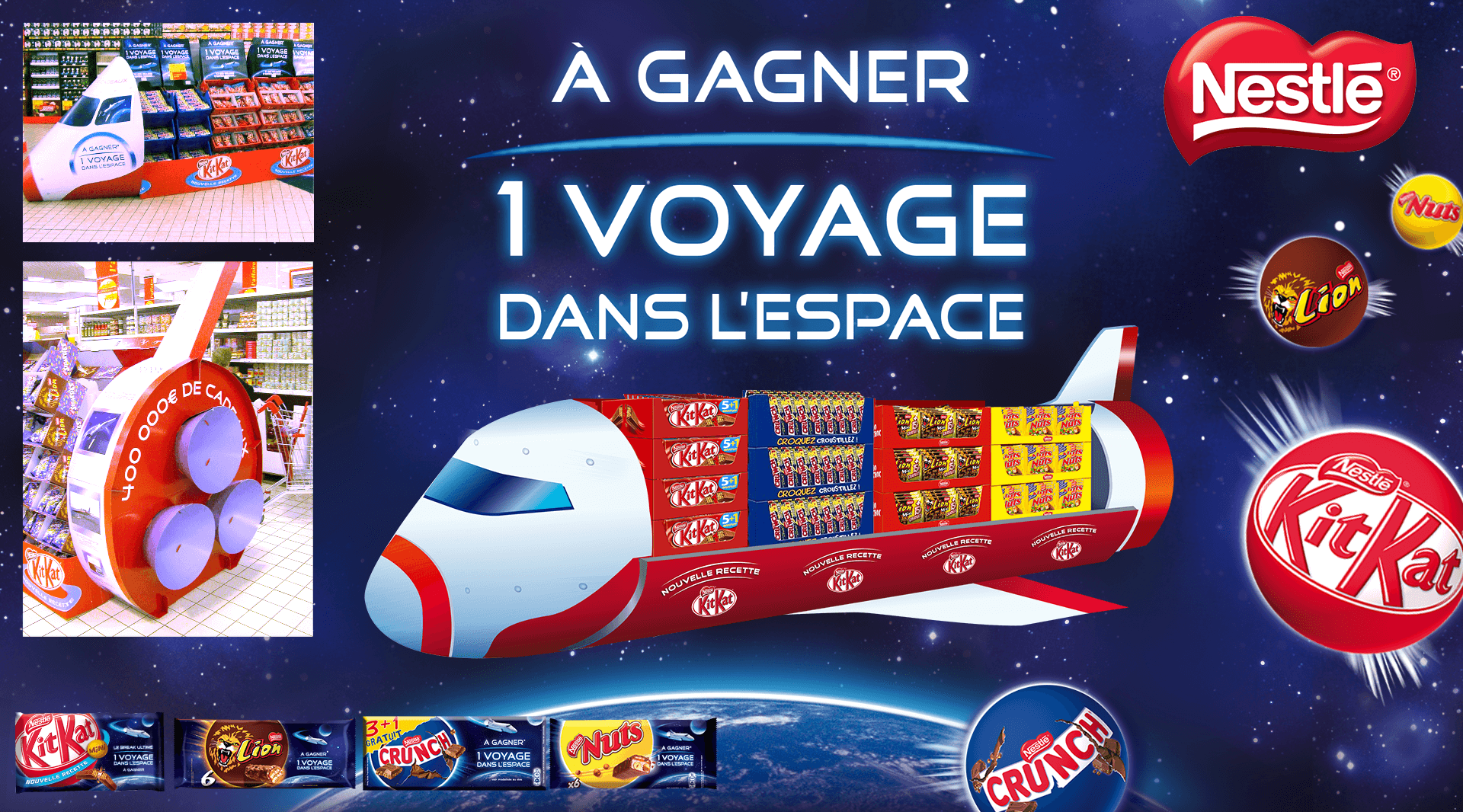 Nestlé voyage dans l'espace