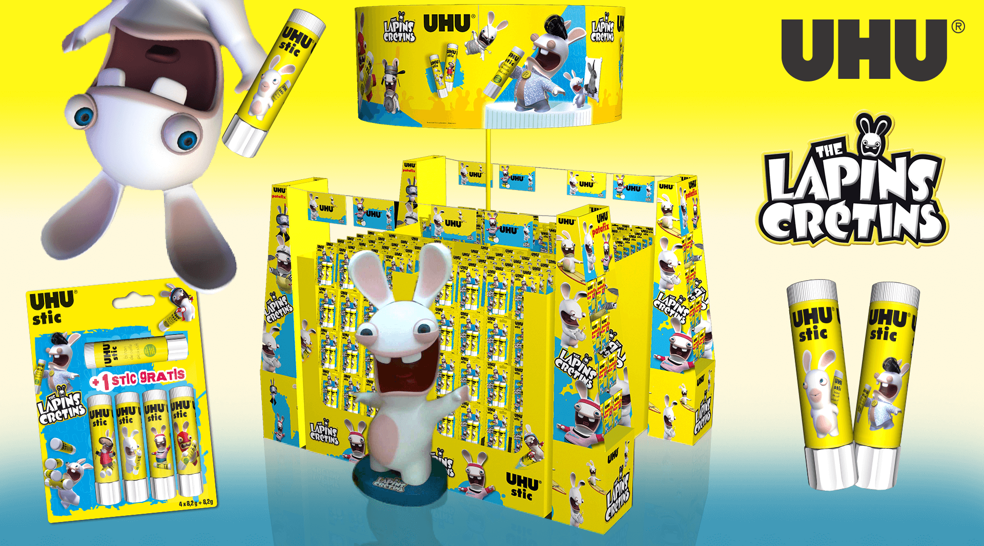 UHU Lapin Crétins