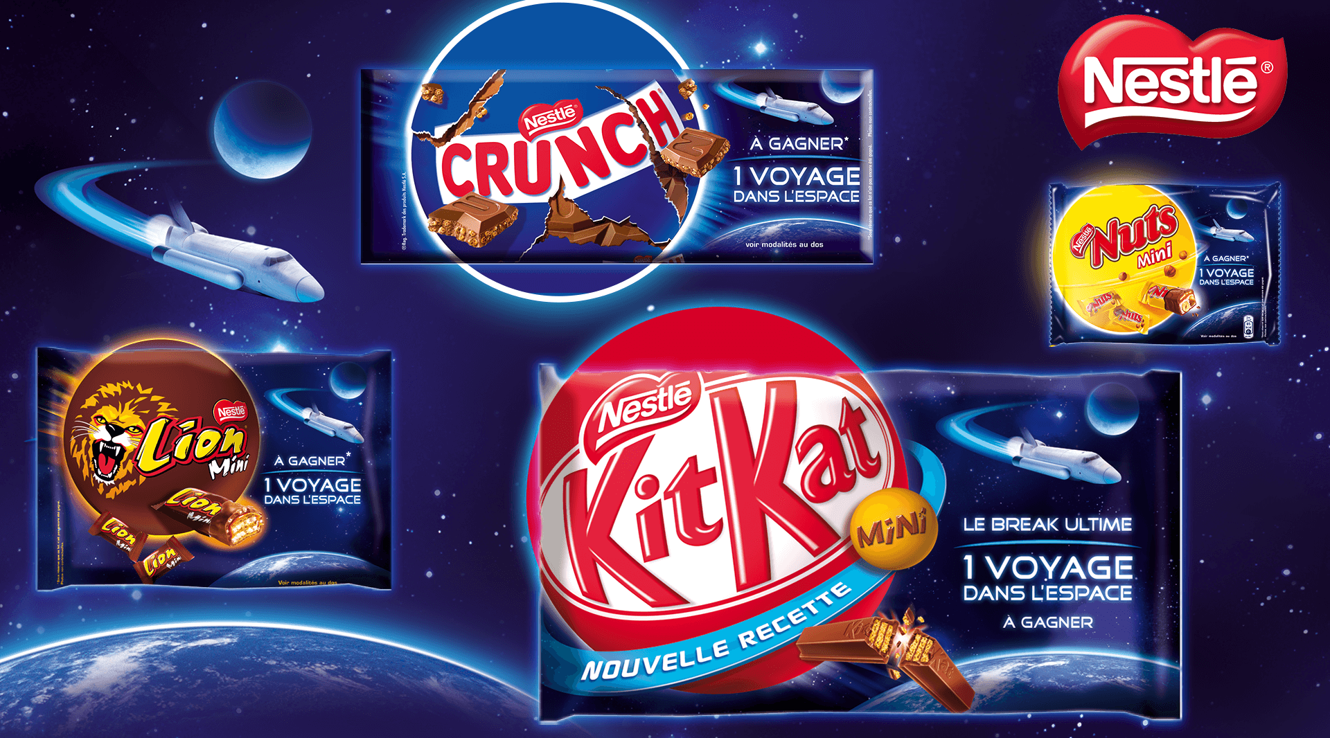 Nestlé voyage dans l'espace série limitée