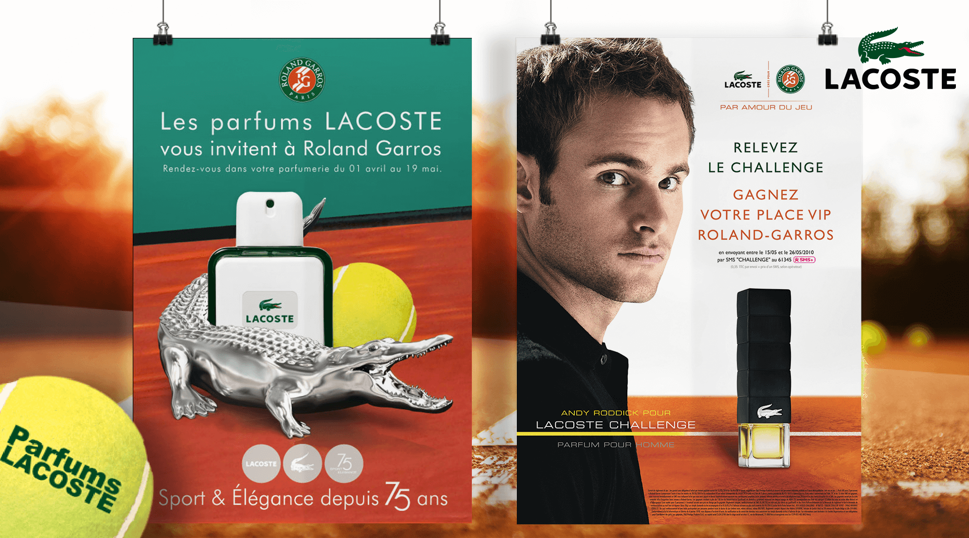 Lacoste spécial Roland Garros